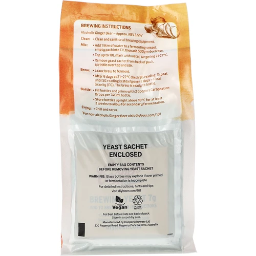 Coopers Ginger Beer -tiiviste oluen valmistukseen, 0,5 kg - 3