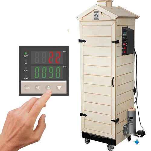 dragON PLYWOOD NATURE -savustin – kehyksetön, modulaarinen, digitaalisella ohjaimella, 320 l  - 1 