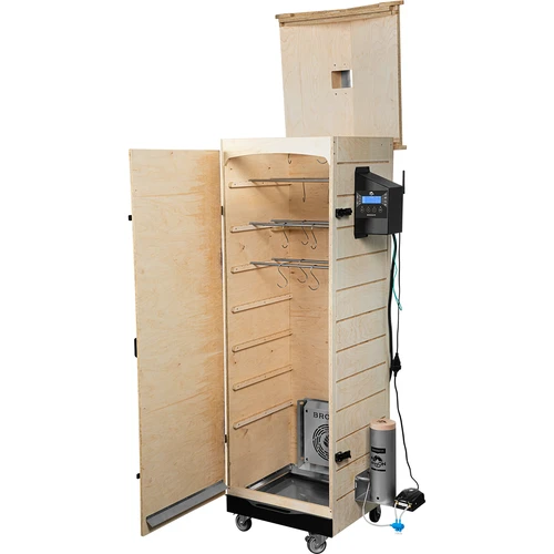 dragON PLYWOOD NATURE -savustinkaappi – kehyksetön, modulaarinen, Wi‑Fi-ohjaimella, 320 l - 3