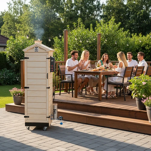 dragON PLYWOOD NATURE -savustuskaappi – kehyksetön, modulaarinen, digitaaliohjaimella varustettu, 320L - 13