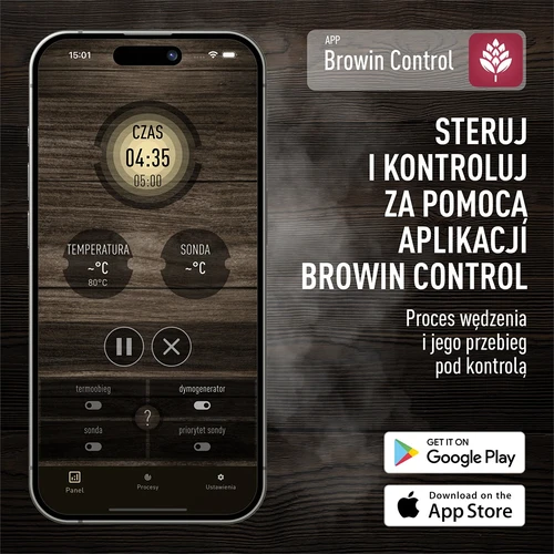 dragON teräksinen savustin 220 L, IQ – Wi-Fi-ohjaimella - 11