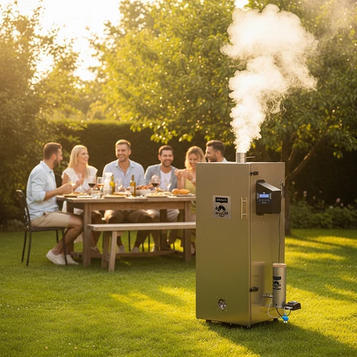 dragON teräksinen savustinkaappi 220 L, IQ – Wi-Fi-ohjaimella - 15