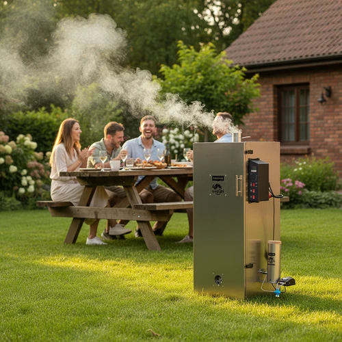 dragON-teräksinen savustuskaappi 220 L – digitaaliohjaimella - 13