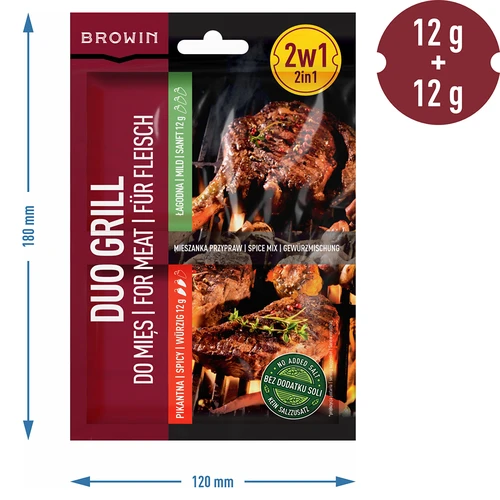 Duo Grill lihoille, 2 in 1 mausteseos, 2 x 12 g - 4