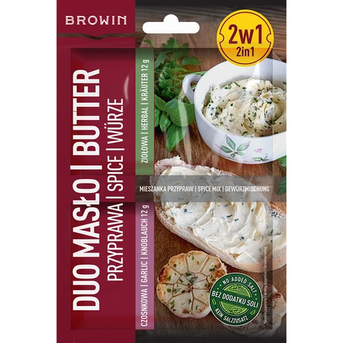 Duo Voi - valkosipuli- ja yrttimauste 2 in 1, 2 x 12g  - 1 