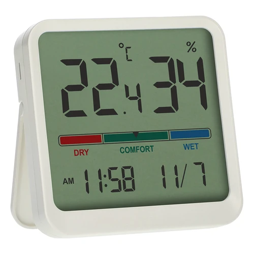 Elektroninen huonelämpömittari, valkoinen  - 1 