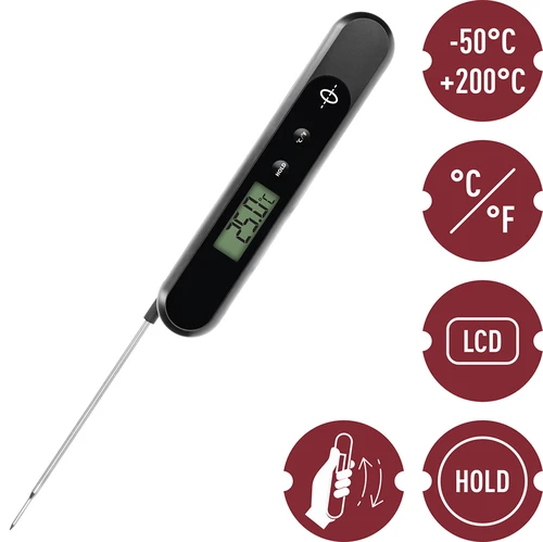 Elektroninen käsin ladattava keittiölämpömittari - 7