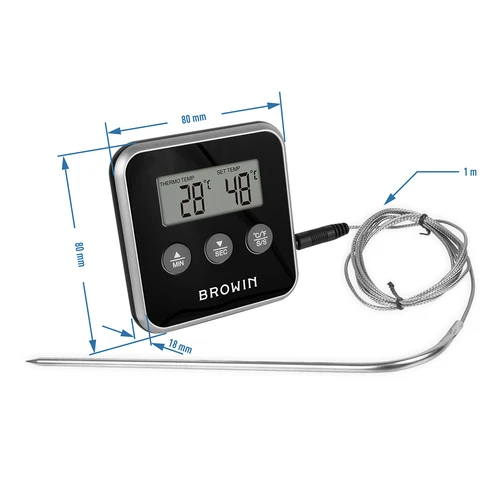 Elektroninen keittiömittari anturilla (0°C - 250°C) mix - 4