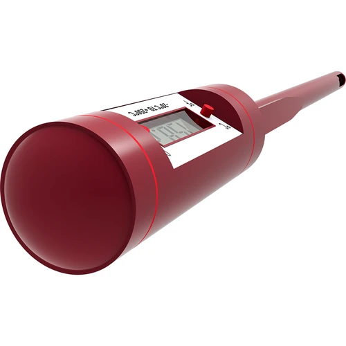Elektroninen keittiötermometri, LCD (-20 °C – +250 °C), punainen - 4