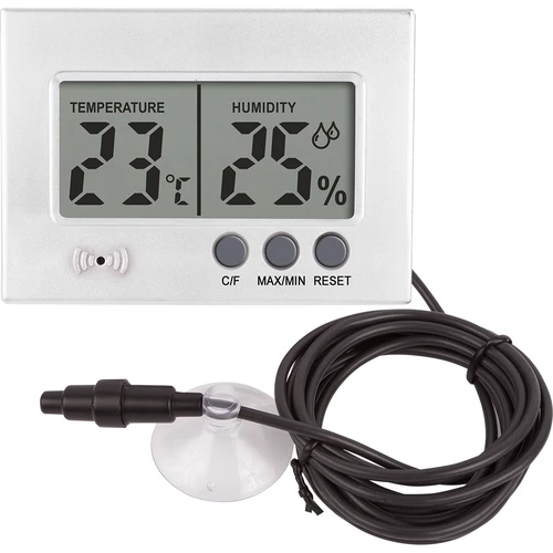 Elektroninen lämpömittari ja hygrometri terraarioon (0°C - +50°C) 5cm  - 1 