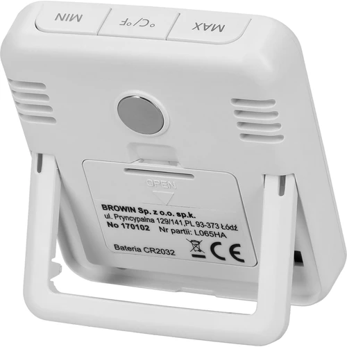 Elektroninen lämpömittari mukavuusindikaattorilla, valkoinen - 5