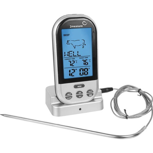 Elektroninen langaton keittiölämpömittari anturilla (0°C - 250°C)  - 1 