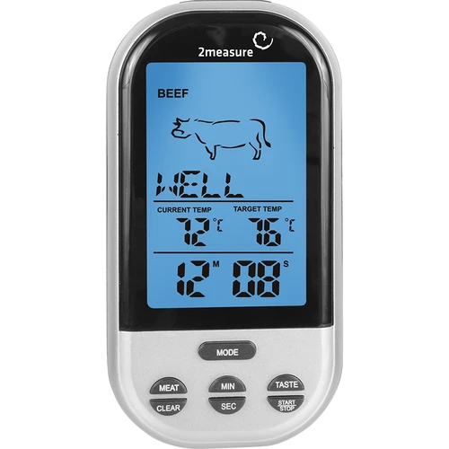 Elektroninen langaton keittiölämpömittari anturilla (0°C - 250°C) - 2