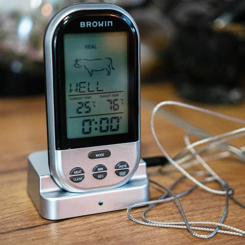 Elektroninen langaton keittiölämpömittari anturilla (0°C - 250°C) - 4