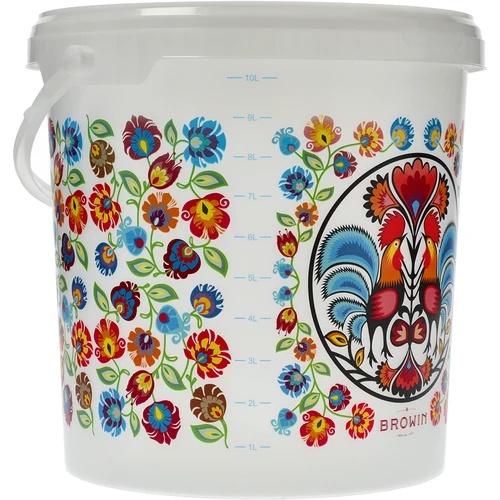 Elintarvikeämpäri GWIOZDA - kannella, 10 L - 3
