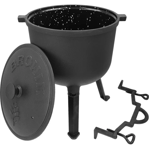 Emaloitu valurautapata 10 l - 3