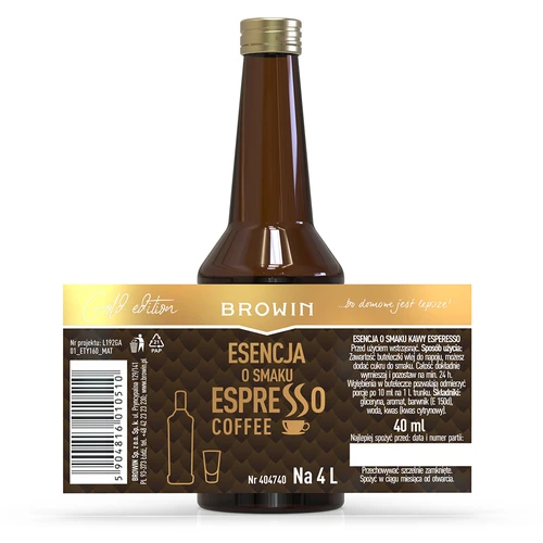 Espresso-makuinen esanssi, 4 litralle, 40 ml - 4