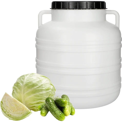 Fermentointitynnyri 30 l – valkoinen, kahvoilla - 4