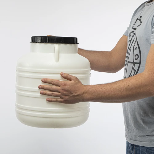 Fermentointitynnyri 30 l – valkoinen, kahvoilla - 9