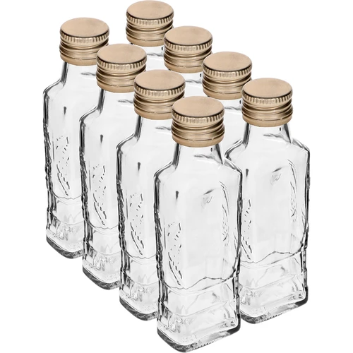 Flora-pullo 100 ml kierrekorkilla fi28, 8 kpl.  - 1 