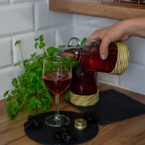 Gallone-pullo 0,5 L punoksella, kierrekorkilla - 5