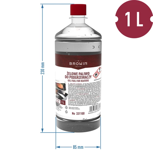 Geelipolttoaine savustusuunien lämmittimiin 1 L - 2