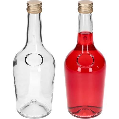 GLORIA-pullo 0,5 L, kullanvärinen kierrekorkki fi 28, 1 kpl - 3