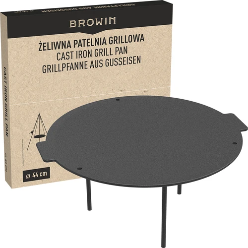 Grillipannu, valurautainen, ø 44 cm - 10