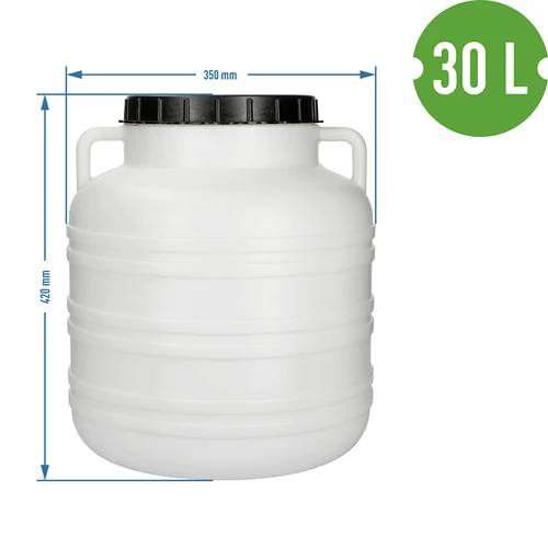 Hapatuspönttö 30L - valkoinen, kahvat - 8