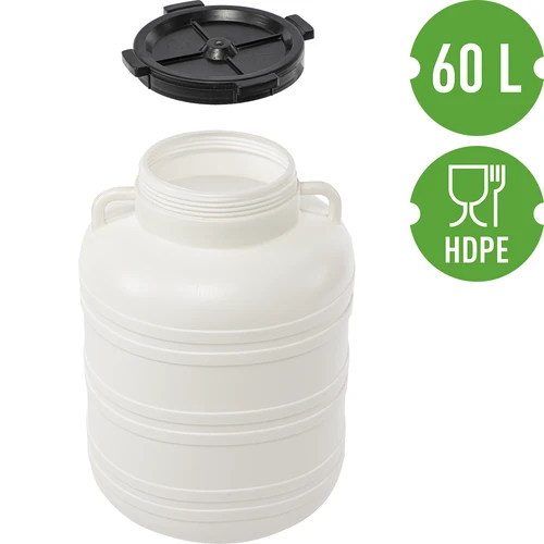 Hapatustynnyri 60 L – valkoinen, kantokahvat - 3