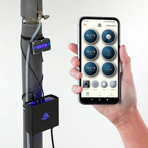 hawkSTILL Wi-Fi IQ -paketti – Wi-Fi-yhteydellä ja näytöllä varustettu tislauslämpömittari - 5