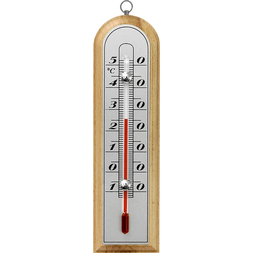 Huonelämpömittari hopeisella asteikolla (-10°C - +50°C) 16cm mix  - 1 