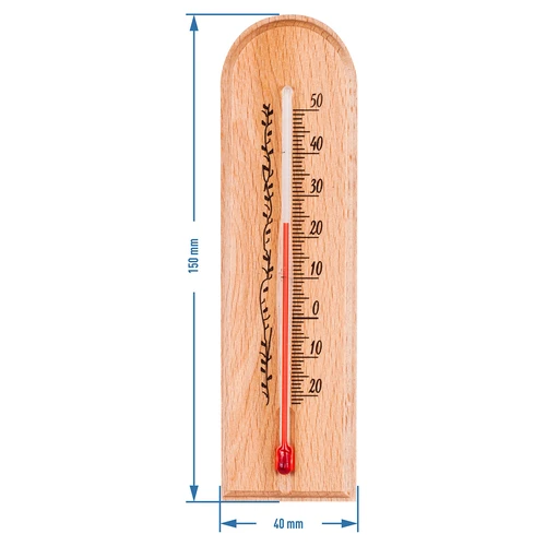 Huonelämpömittari kuviolla (-20°C - +50°C) 15cm - 3