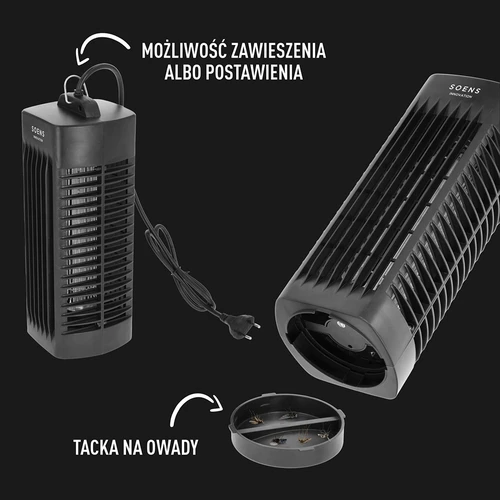 Hyönteisten tappolamppu Manhattan UVA 6 W, musta - 6