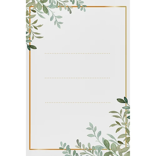 Itsekiinnittyvät etiketit 60 x 90 mm pulloihin, purkkeihin, lahjoihin, kukkakuvio - 20 kpl  - 1 