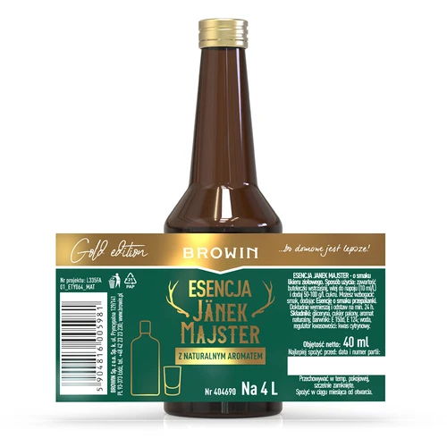 Jänek Majster -esanssisarja 40 ml + Przepalanka 40 ml - 6