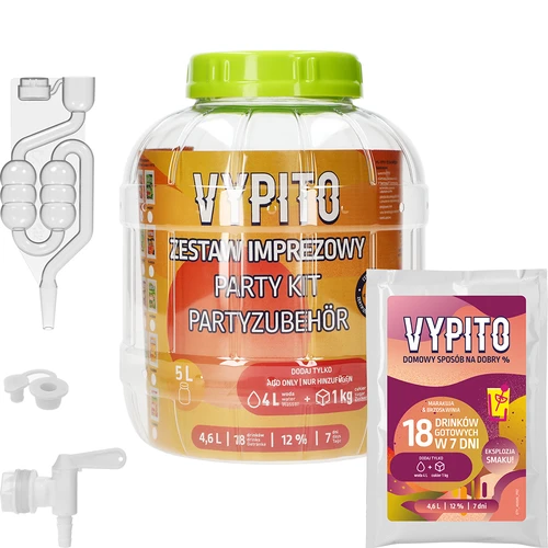 Juhlasetti - Vypito passionhedelmä ja persikka