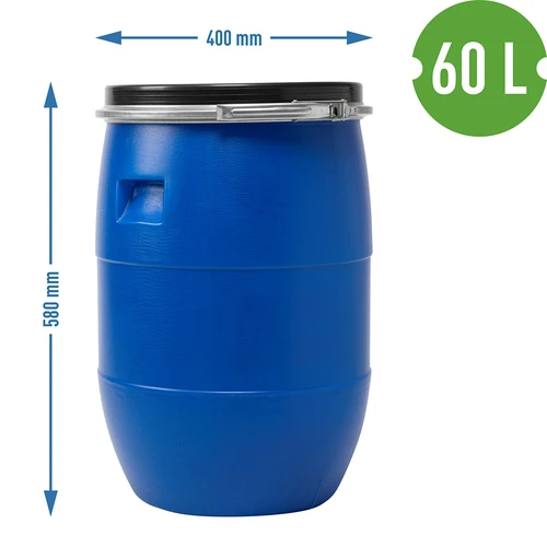 Kaaliastia 60 L, puristusvanteella, sininen, Sterk - 9