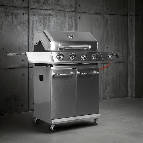 Kaasugrilli dragON BBQ201, 18,8 kW, hopea - 4