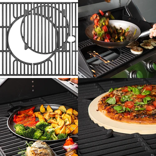 Kaasugrilli dragON BBQ201, 18,8 kW, hopea - 10