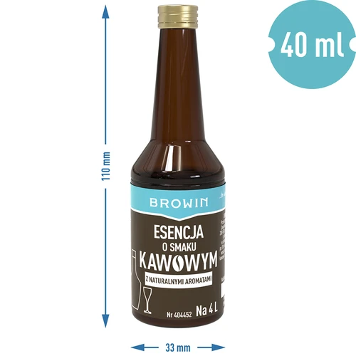 Kahvinmakuinen esanssi luonnollisilla aromeilla 4 litralle – 40 ml - 7