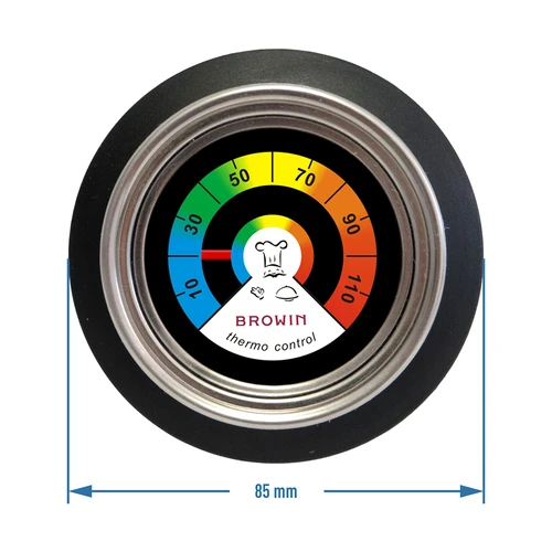 Kannen termometripidike (0°C - +120°C) Ø8,5cm - 3