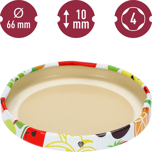 Kansi fi 66/4 hedelmät - 10 kpl - 4