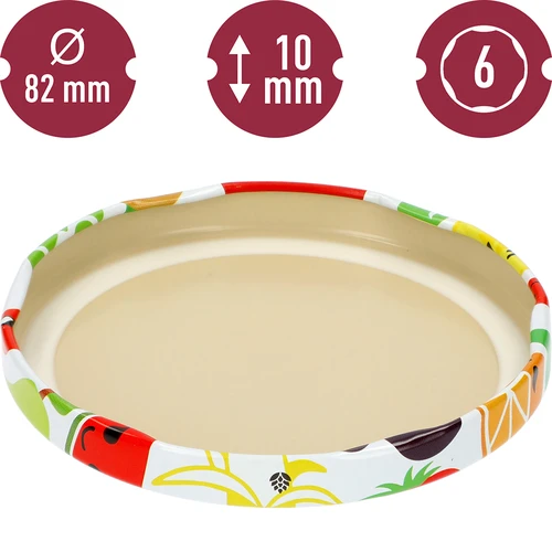 Kansi fi 82/6 hedelmät - 10 kpl. - 4