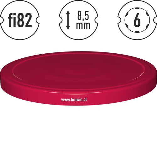 Kansi fi 82/6 viininpunainen - 10 kpl - 4