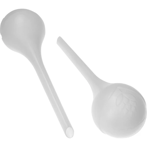 Kastelupallot kasveille, valkoiset puoliläpinäkyvät, 400 ml, 4 kpl - 2
