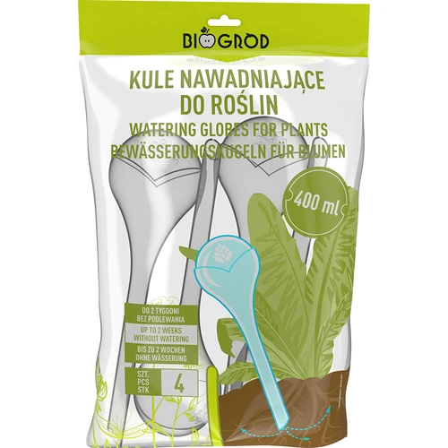 Kastelupallot, läpinäkyvät, 400 ml, 4 kpl - 3