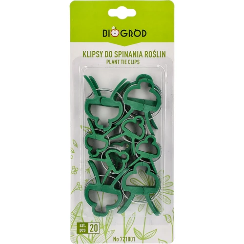 Kasvien kiinnitysklipsit 20 kpl (8x iso/12x pieni) - 3