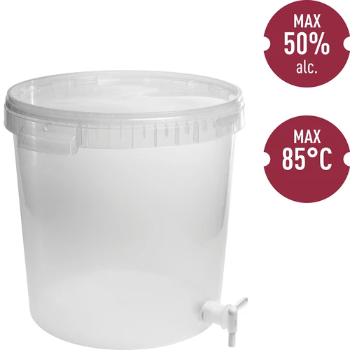 Käymisastia 30 L kannella ja hanalla - 2