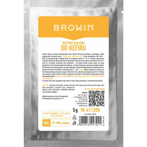 Kefiiri- ja hapanmaitohapate, 5 g